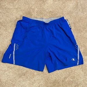 Blue Champion performance shorts for men